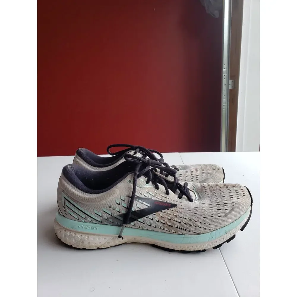 Brooks Glycerin GTS 19 Shoes Size 9.5 Womens Gray Running Marathon 1203441d074